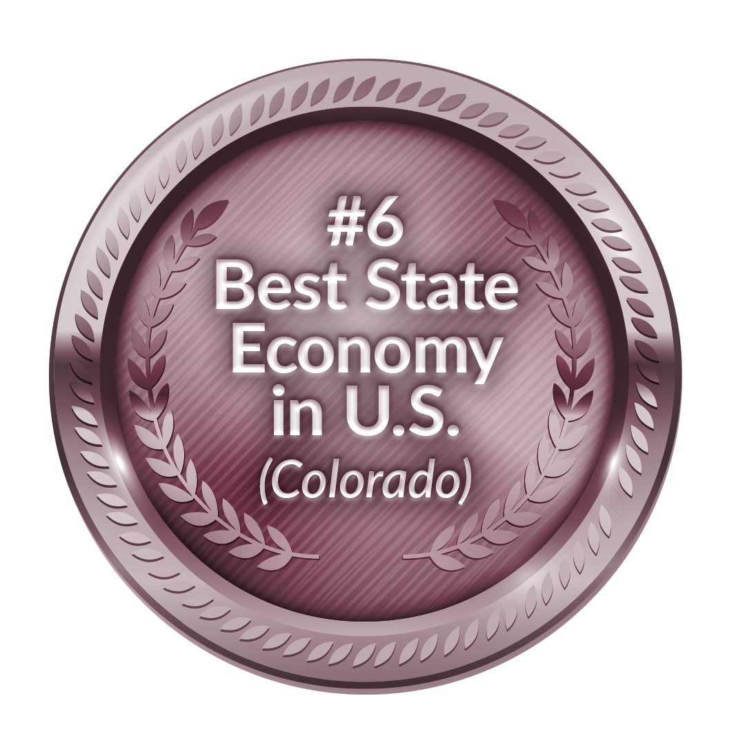 Castle Pines #6 Best State Economy Badge